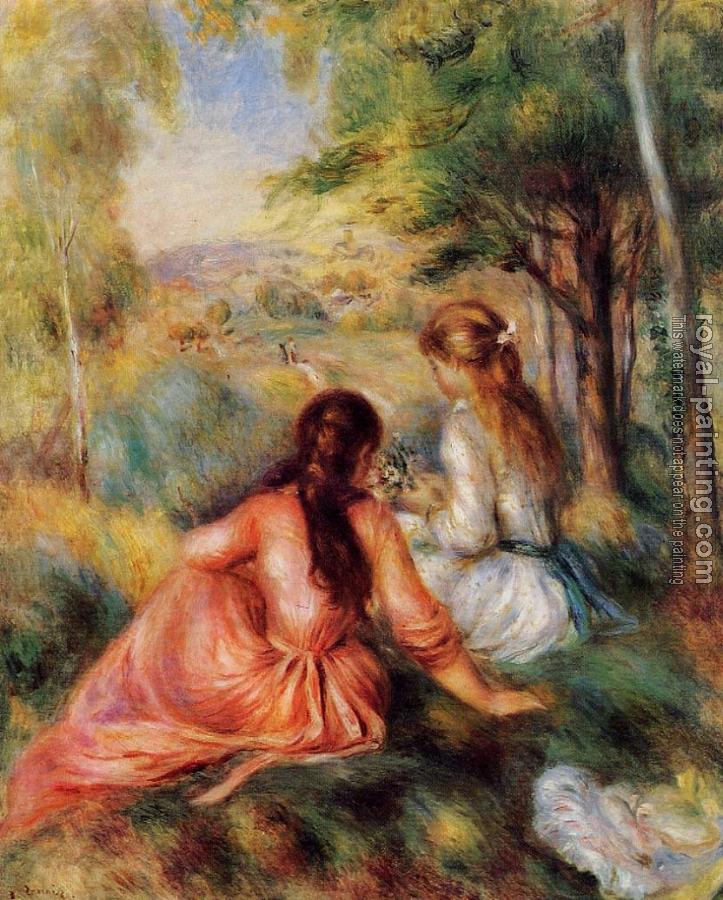Pierre Auguste Renoir : Picking Flower, In the Field